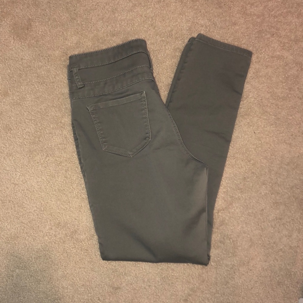 Greenish Skinny Jeggings